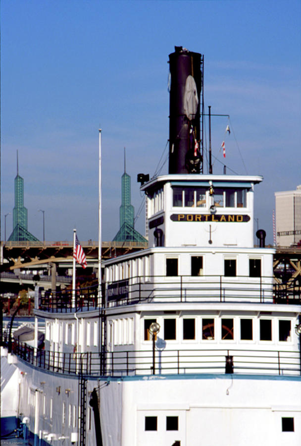 Sternwheeler, Portland OR  Photograph by Frank DiMarco