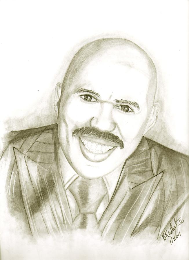 Steve Harvey Drawing by Brian White