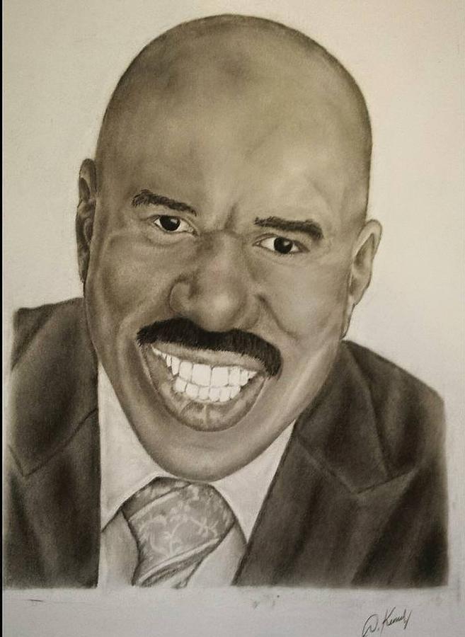 Steve Harvey Drawing by Julius Kennedy | Fine Art America