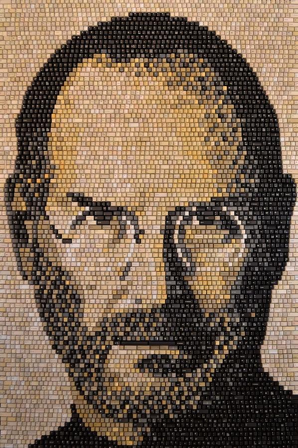 Steve Jobs Mixed Media by Doug Powell