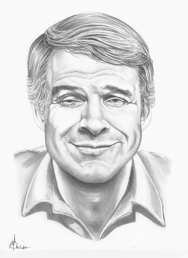 Steve Martin Drawing by Murphy Elliott