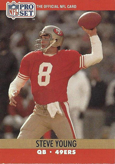 Steve Young No.8 Qb 49ers Photograph by Jay Milo