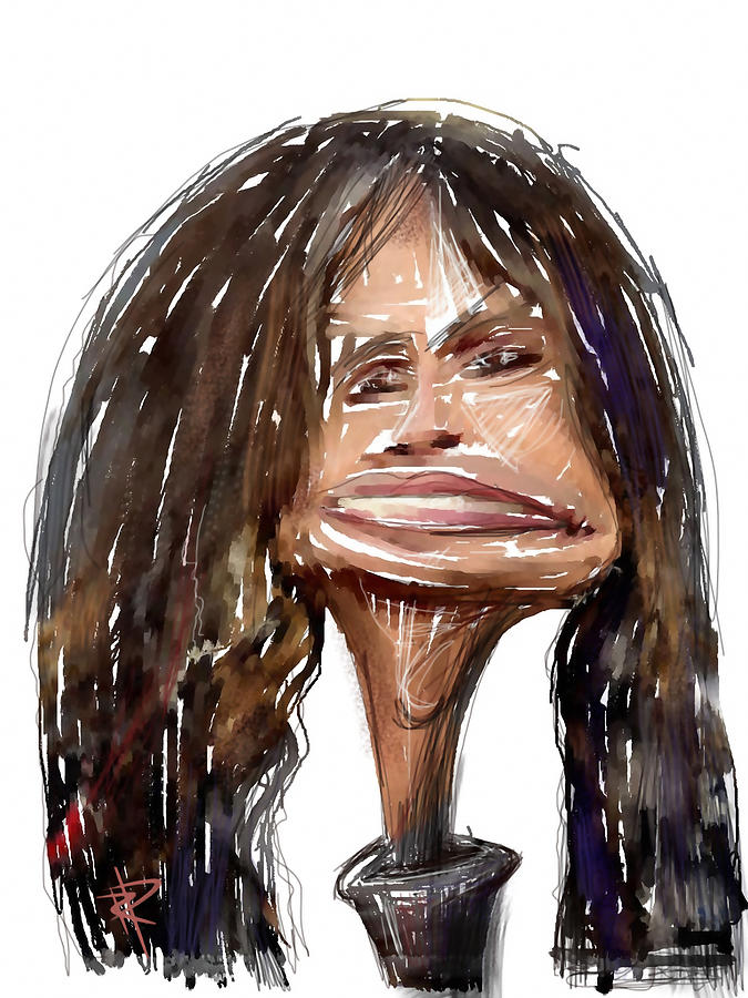 Steven Tyler Mixed Media - Steven Tyler by Russell Pierce Steven Tyler Mixed Media - Steven Tyler by Russell Pierce