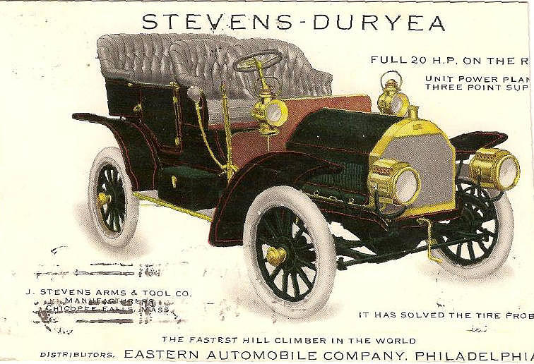Stevens-Duryea Ad Painting by Imagery-at- Work