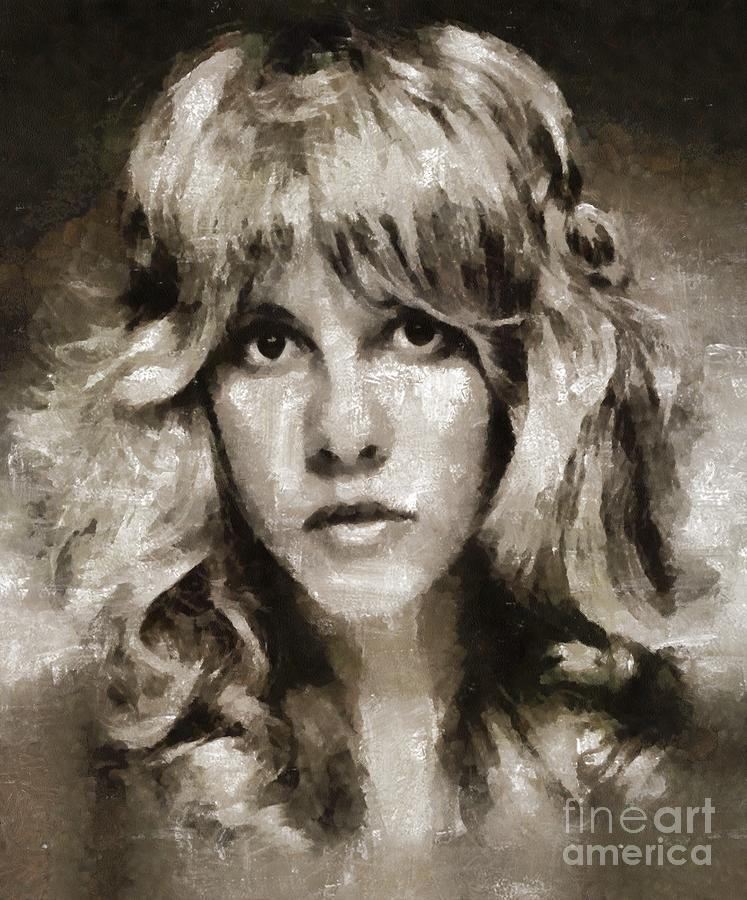 Stevie Nicks By Mary Bassett Painting