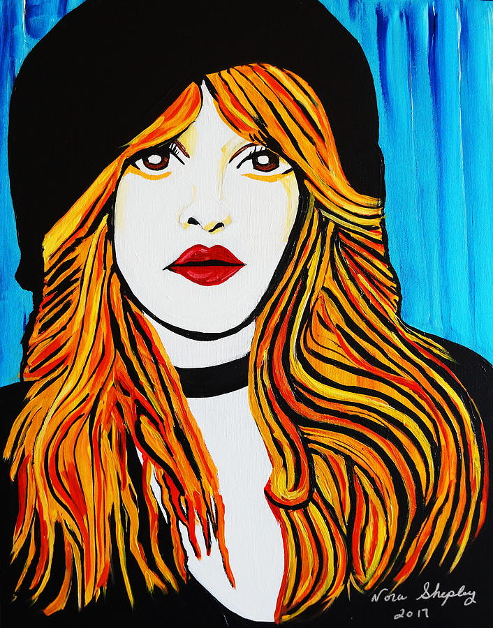 Stevie Painting by Nora Shepley