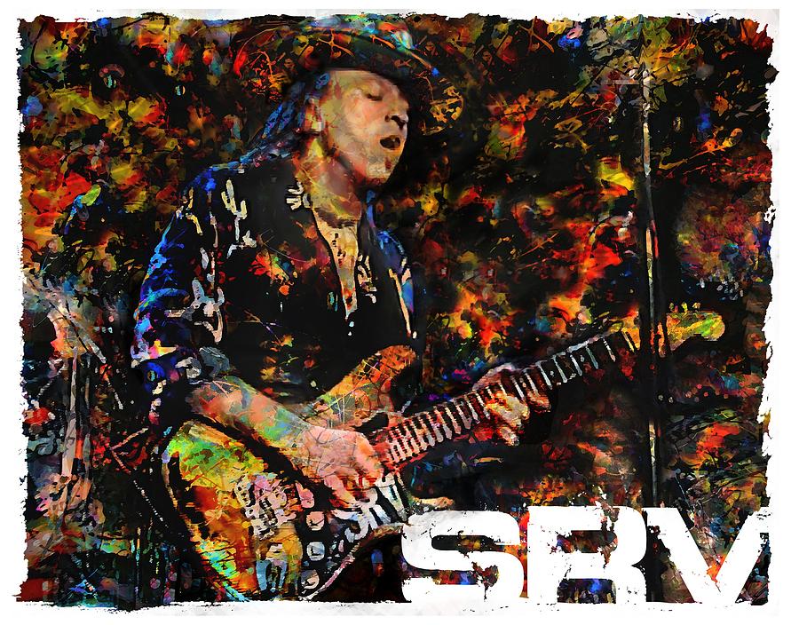 Stevie Ray Vaughan Photograph - Stevie Ray by Mal Bray