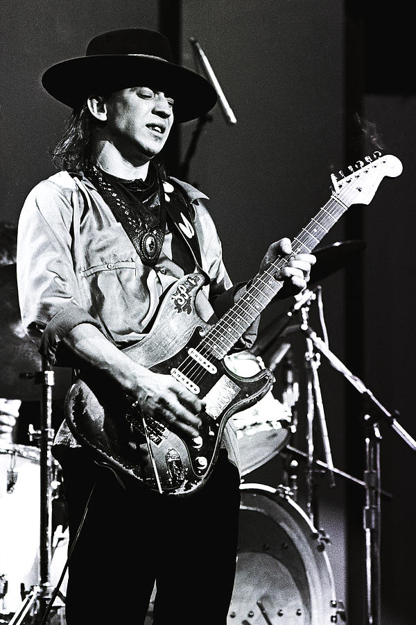Stevie Ray Vaughan 1984  Photograph by Chris Walter