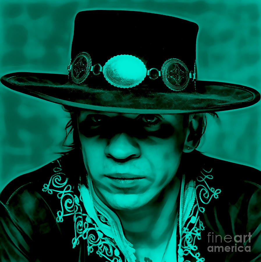 Stevie Ray Vaughan Collection Mixed Media by Marvin Blaine