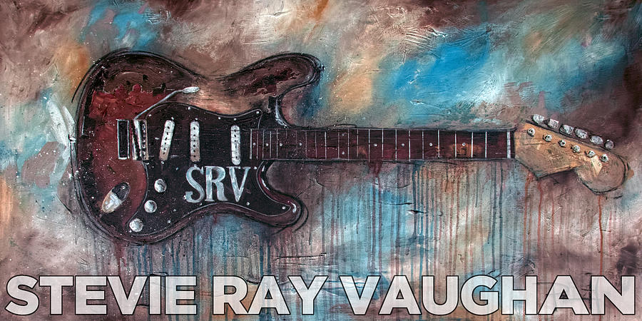 Stevie Ray Vaughan Double Trouble Painting