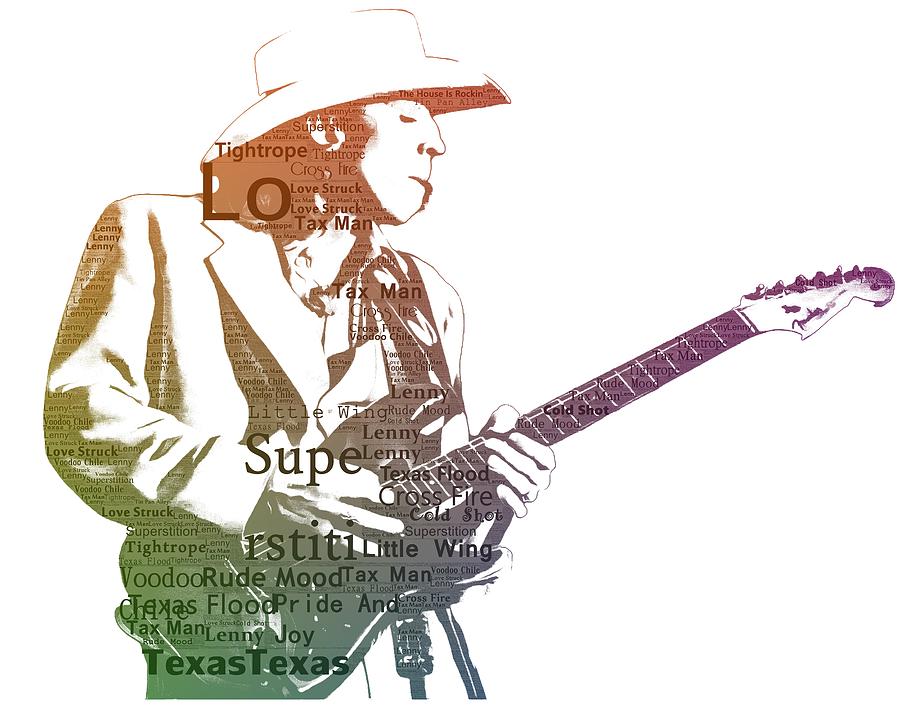 Stevie Ray Vaughan Digital Art Stevie Ray Vaughan Digital Art