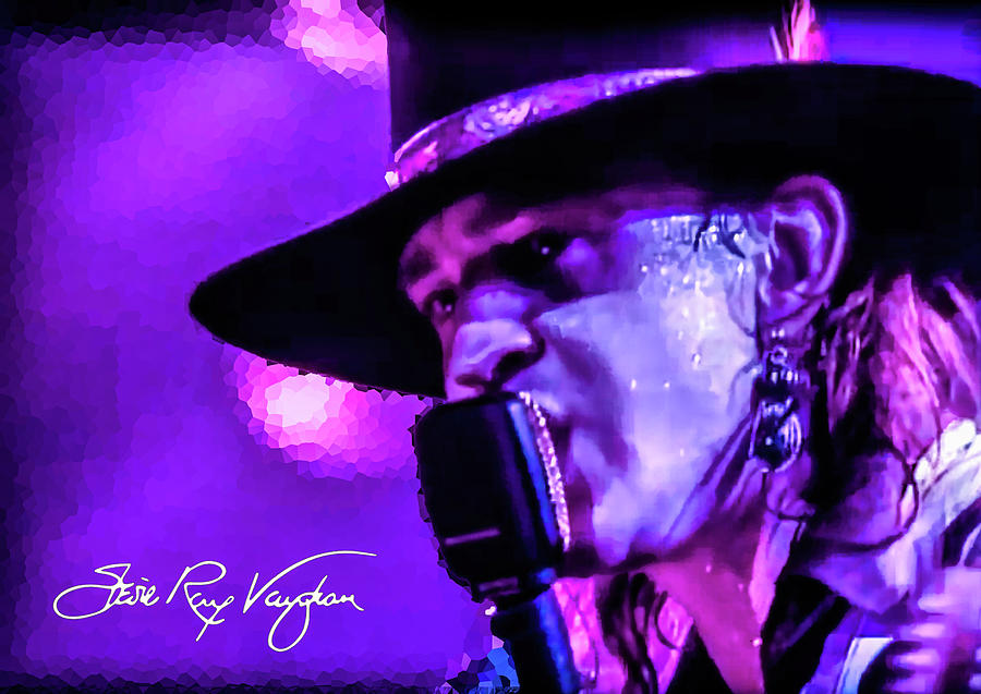 Stevie Ray Vaughan- Voodoo Chile Photograph by Glenn Feron