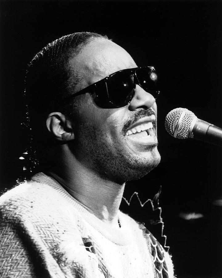 Stevie Wonder 1986 Photograph by Chris Walter