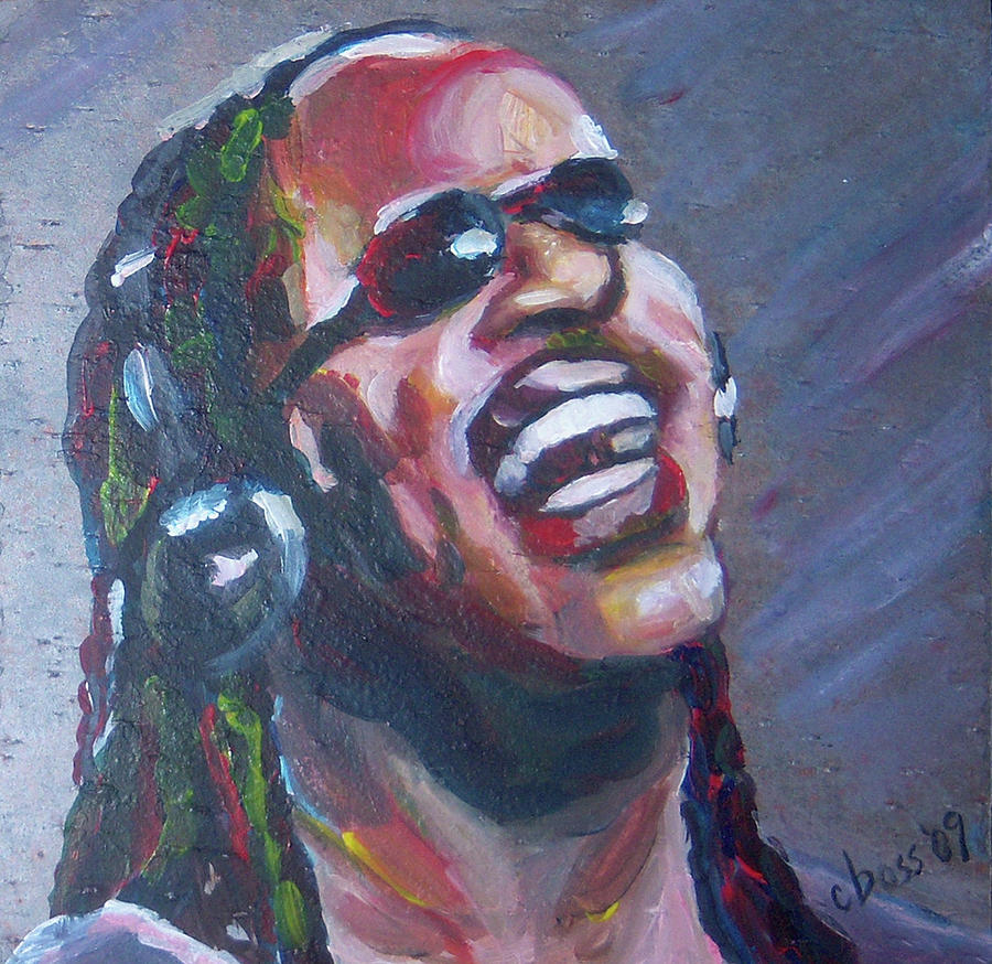 Stevie Wonder Painting - Stevie Wonder by Carol Boss