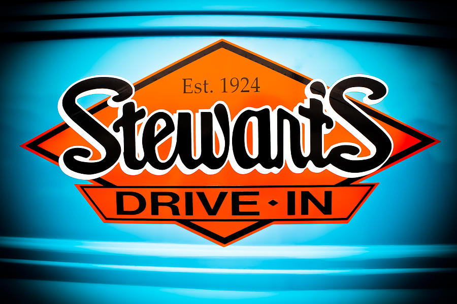 Sign Photograph - Stewarts Drive-In Sign  by Colleen Kammerer