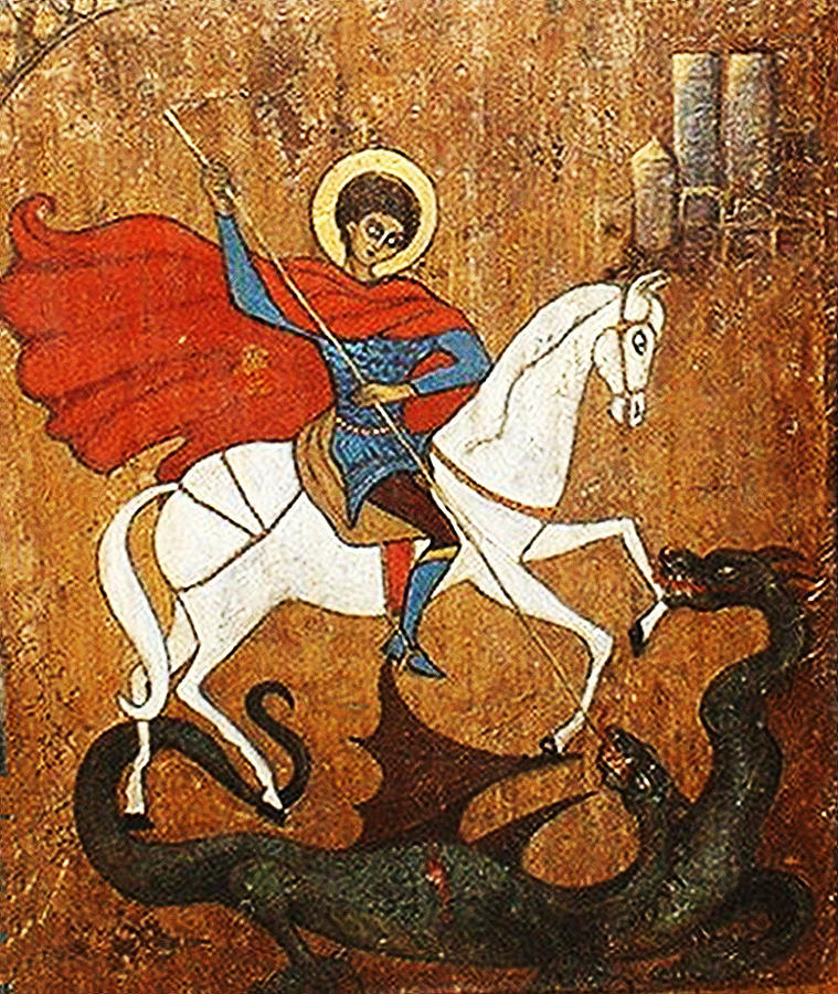 St.George Painting by Rae Chichilnitsky