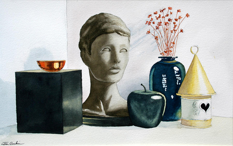 Still Life and Bust Painting by Jim Gerkin