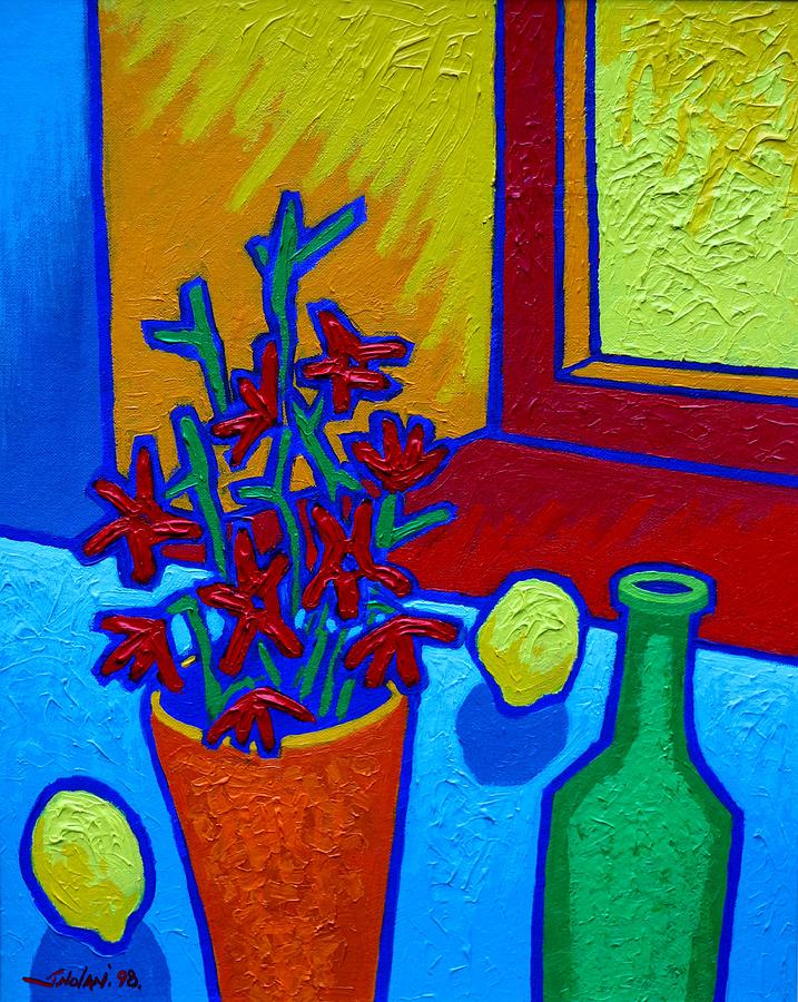 Still Life Painting - still Life At Yellow Window by John  Nolan