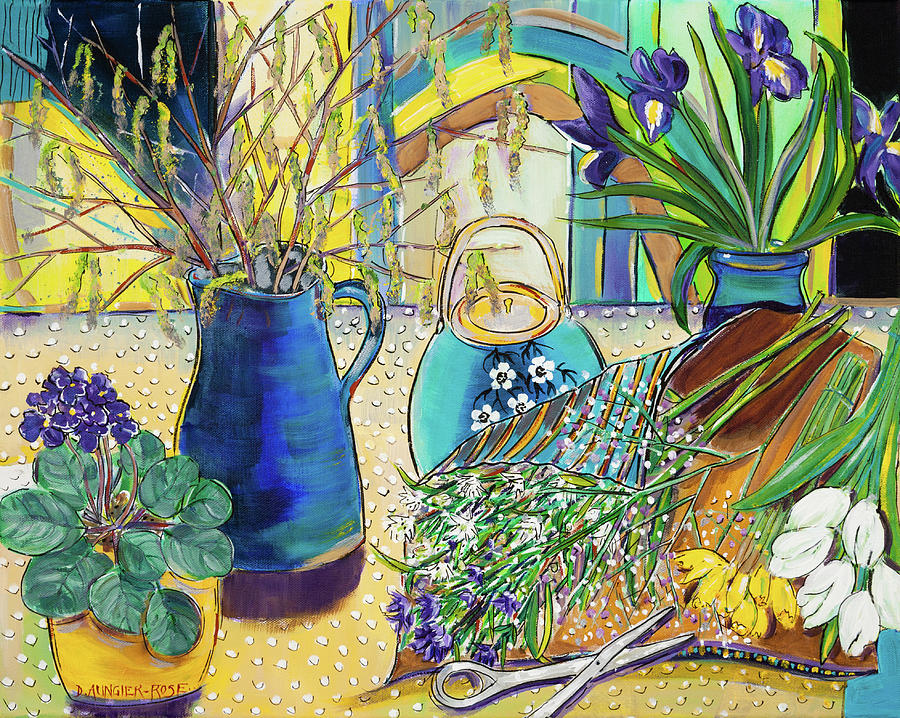 Still Life, First Signs Of Spring Painting by Seeables Visual Arts