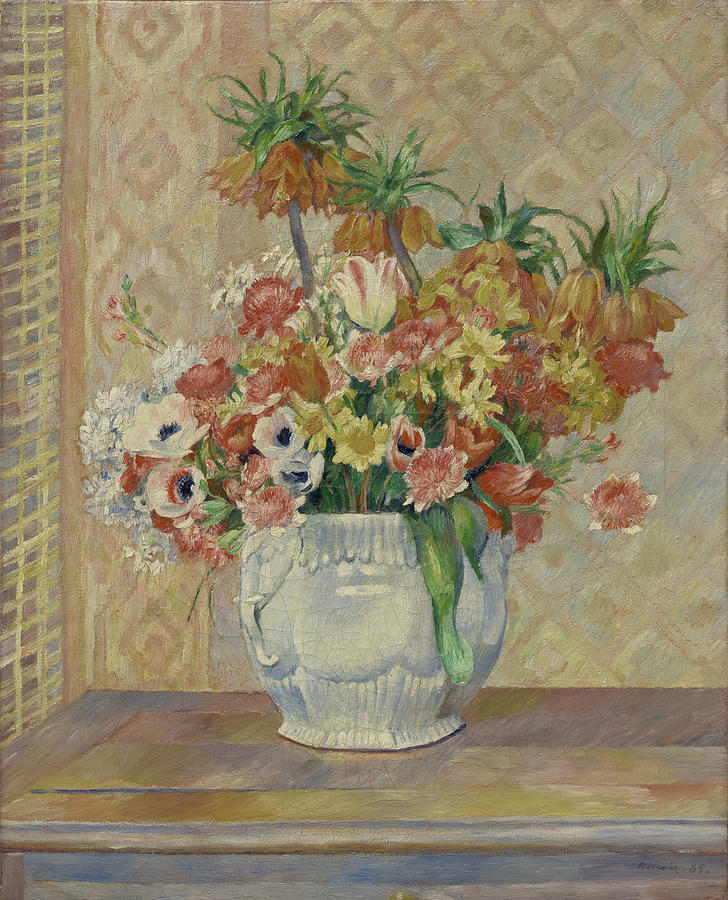 Still Life. Flowers Painting by Pierre-Auguste Renoir