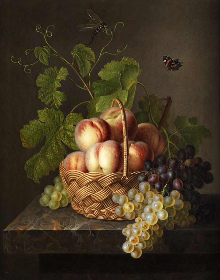 Fruit Painting - Still Life by Gerardus van Spaendonck 
