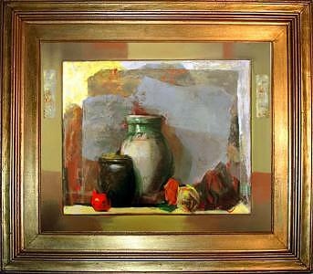 Artist Painting - Still Life II by Boro Ivetic Artist Painting - Still Life II by Boro Ivetic