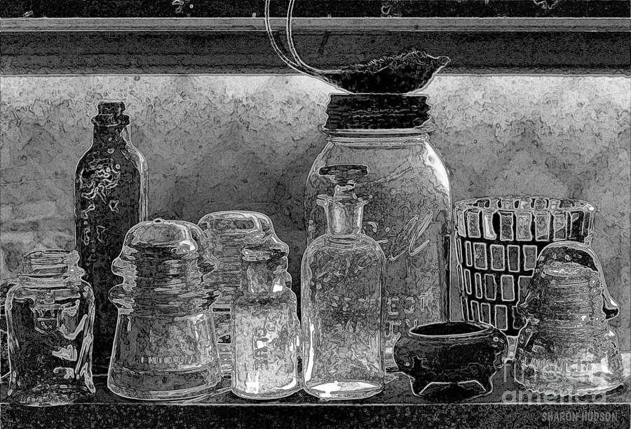 still life impressionism - Glass Ware II Photograph by Sharon Hudson
