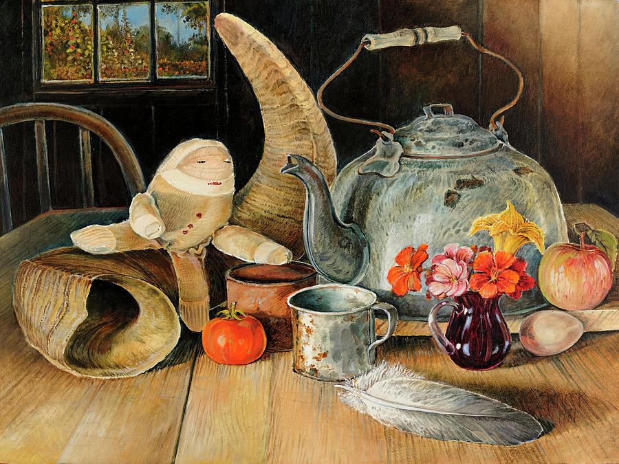 Still Life Painting - Still-life in repetition by Steve Spencer