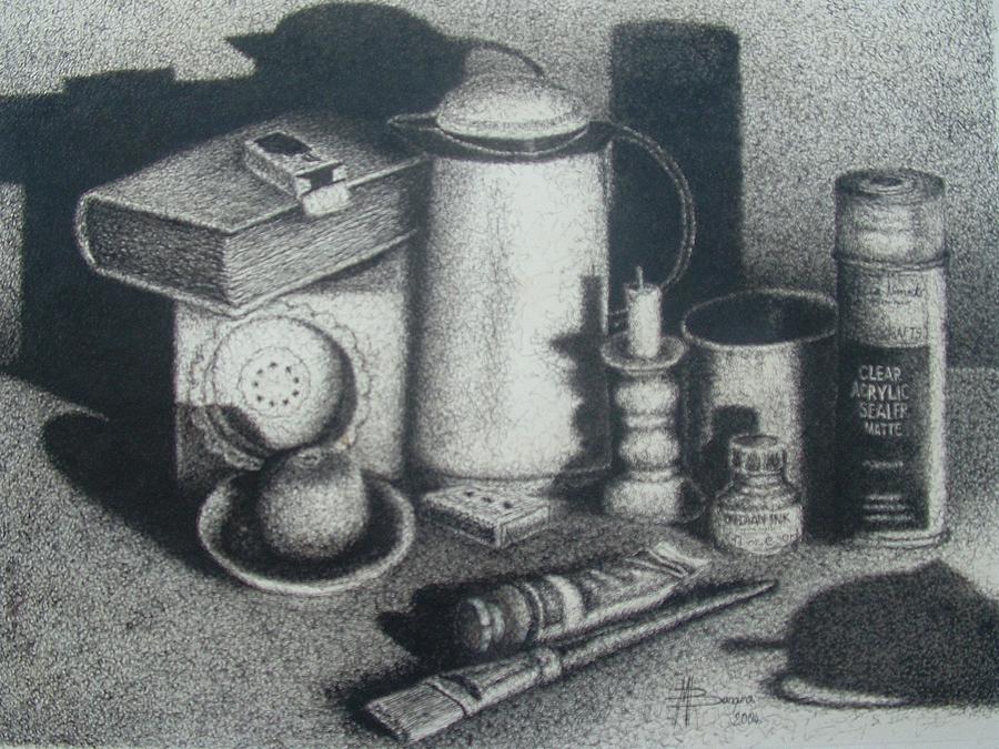 Still Life Vegetable Drawing, Drawing by Hiten Mistry | Artmajeur