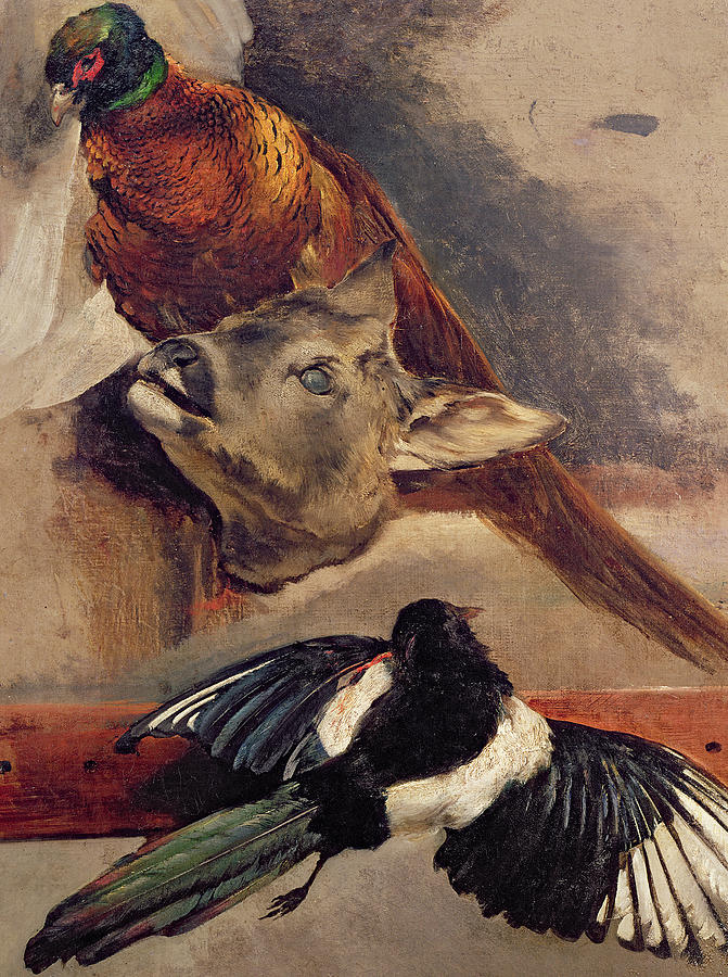 Still Life of Game Painting by Theodore Gericault