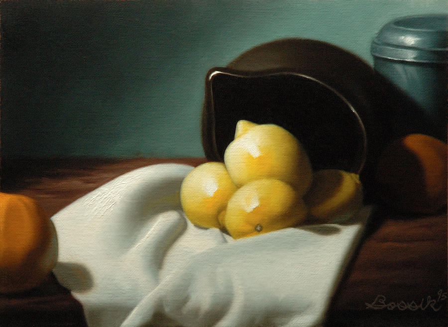 Still Lifes Painting - Still Life Painting Three Beauties by Eric Bossik Still Lifes Painting - Still Life Painting Three Beauties by Eric Bossik