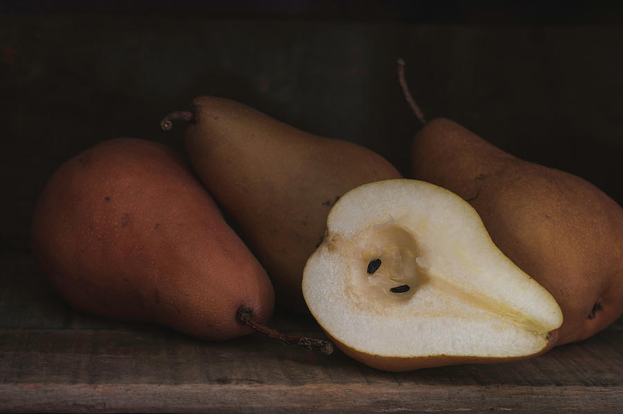 Still Life Pears 8037 Photograph by Teresa Wilson