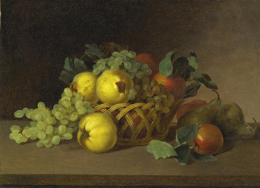 Still Life Quinces, Apples, Grapes et cetera Painting by James Peale