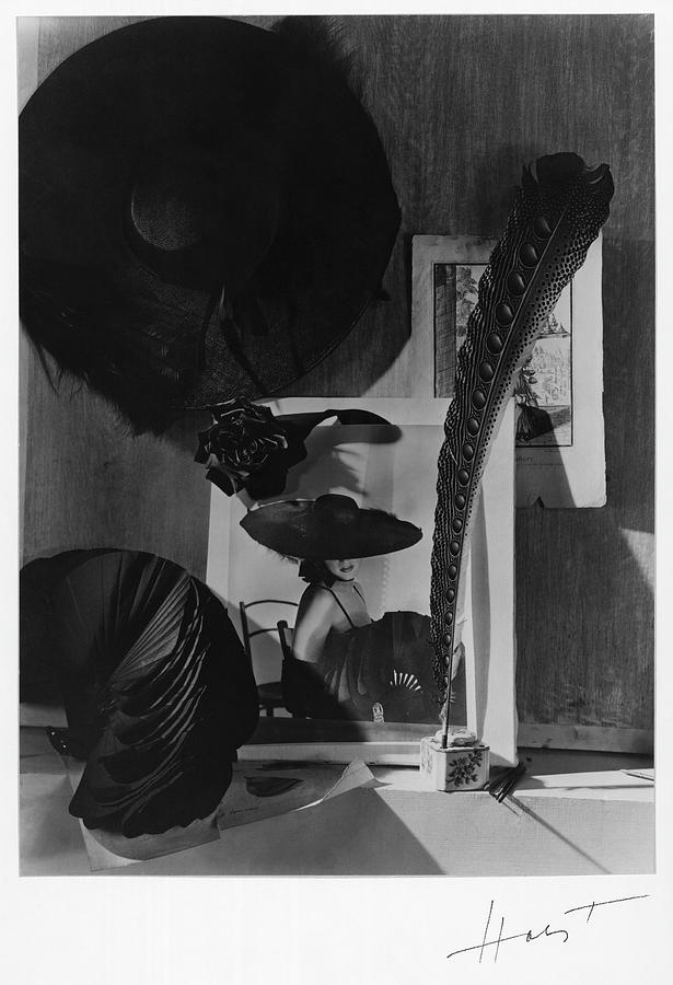 Still Life With A Portrait Of Marquise De Photograph by Horst P Horst