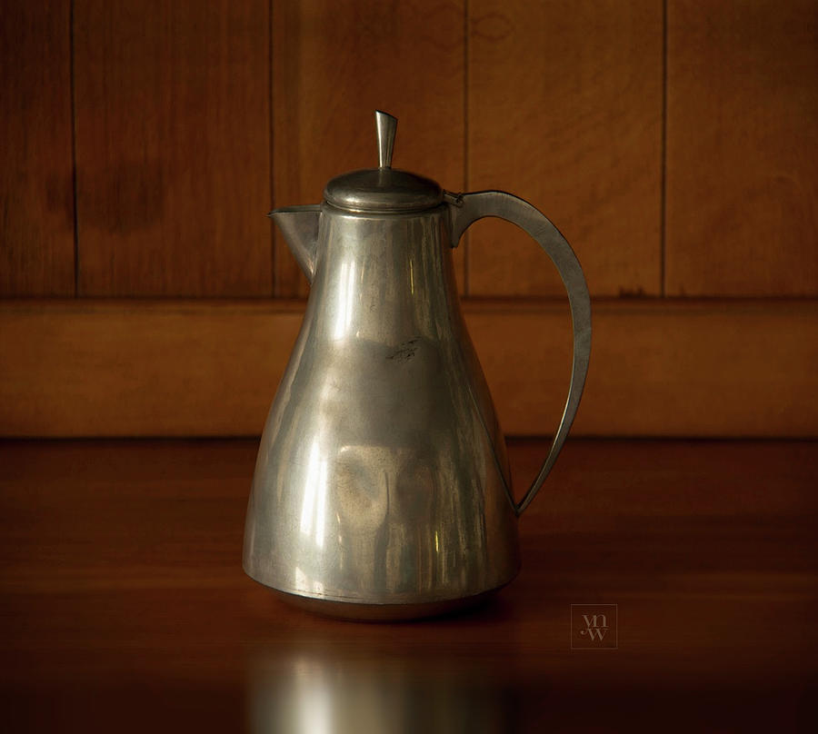 Still Life Photograph - Still Life with an Art Deco Teapot by Yvonne Wright
