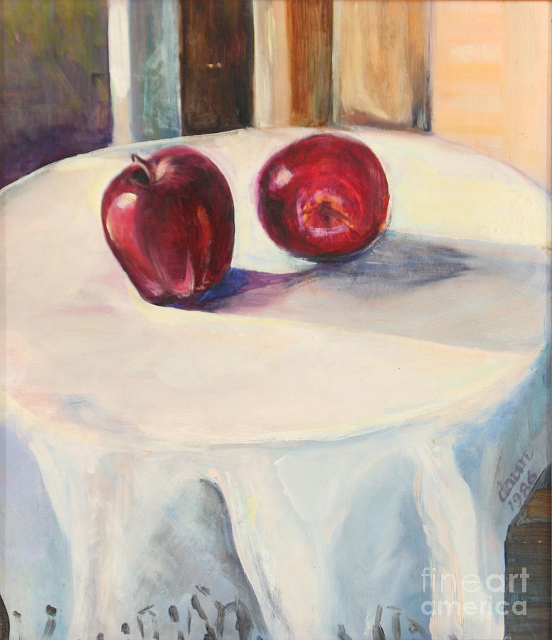 Still Life with Apples Painting by Daun Soden-Greene