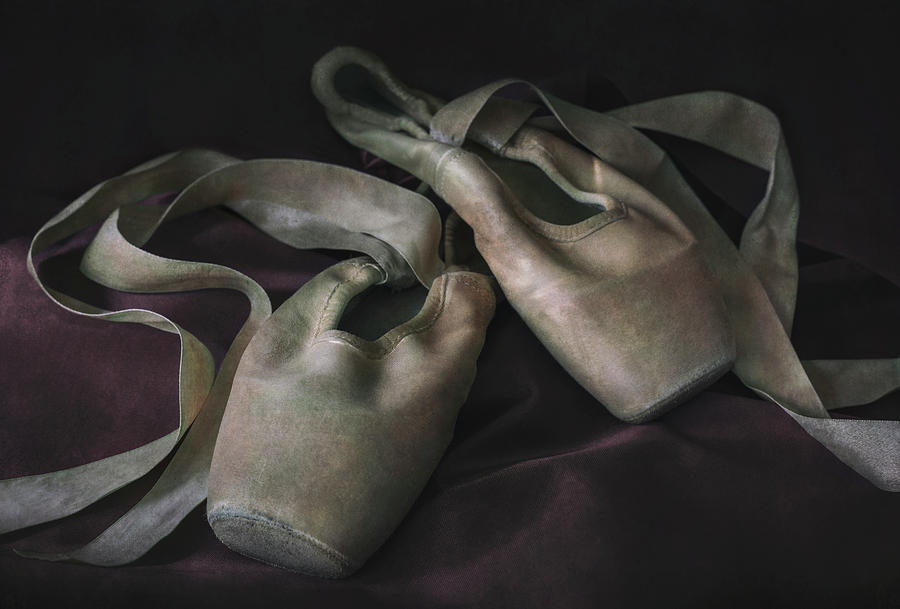 Still life with ballet shoes Photograph by Jaroslaw Blaminsky