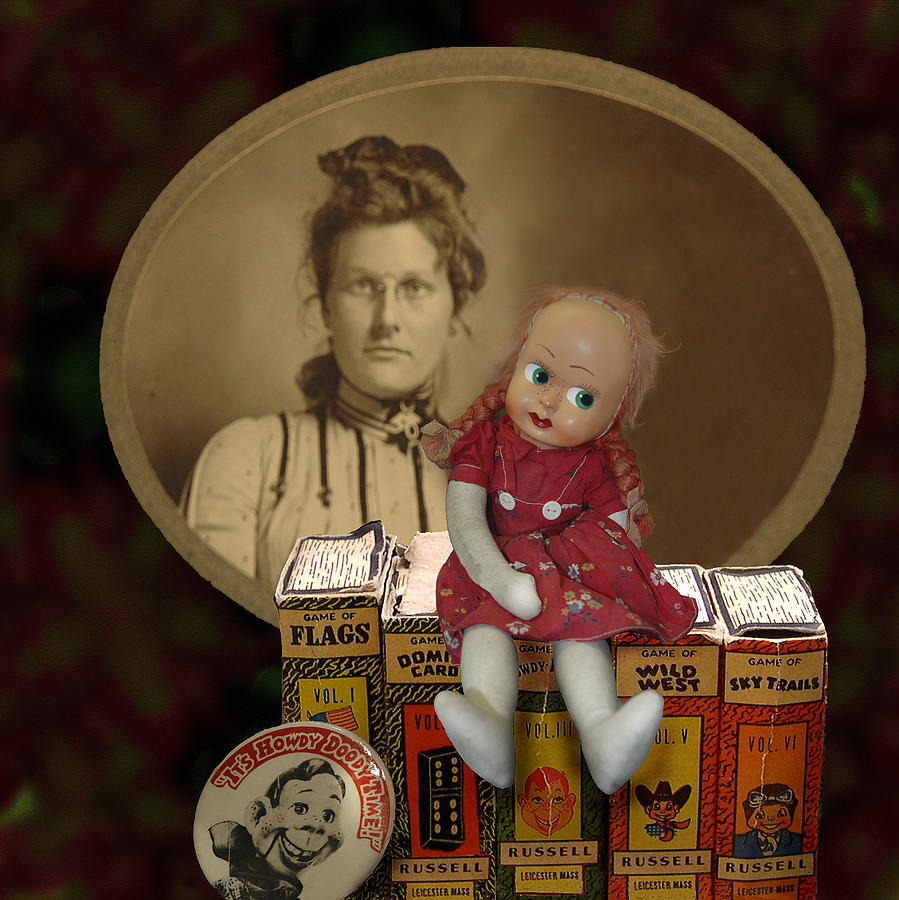 Still life with doll Photograph by Jeff Burgess