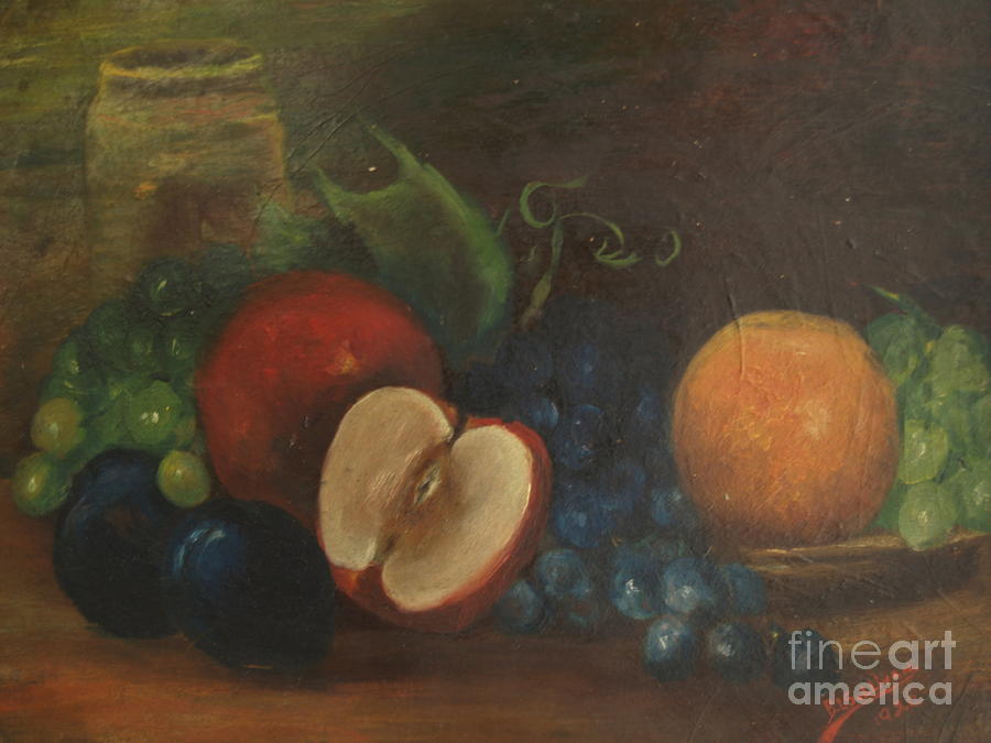 Still Life With Fruit - 1920, by Bertha L. Sullivan Painting by Paul Galante