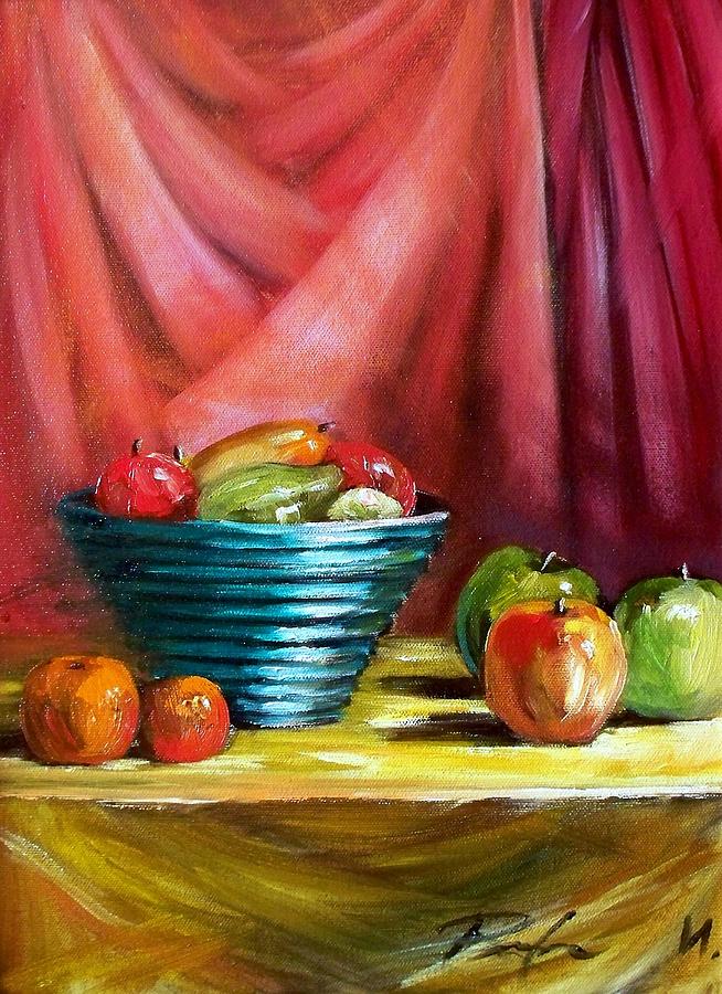 Still Life Painting - Still Life with Fruit by RB McGrath