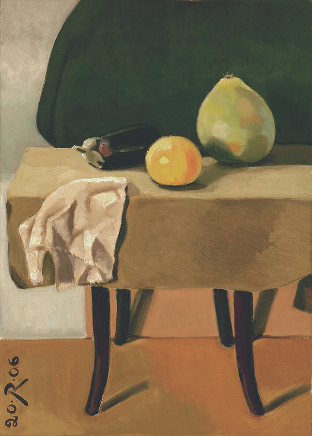Still-life With Grapefruit Painting by Raimonda Jatkeviciute-Kasparaviciene Still-life With Grapefruit Painting by Raimonda Jatkeviciute-Kasparaviciene