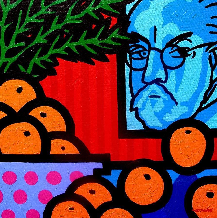 Henri Matisse Painting - Still Life With Henri Matisse by John  Nolan