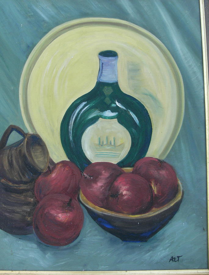 Still Life with Mateus Bottle Painting by Anne-Elizabeth Whiteway ...