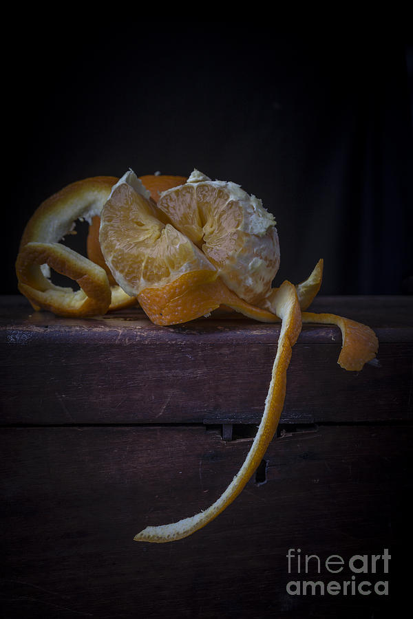 Still Life with Orange Photograph by Edward Fielding