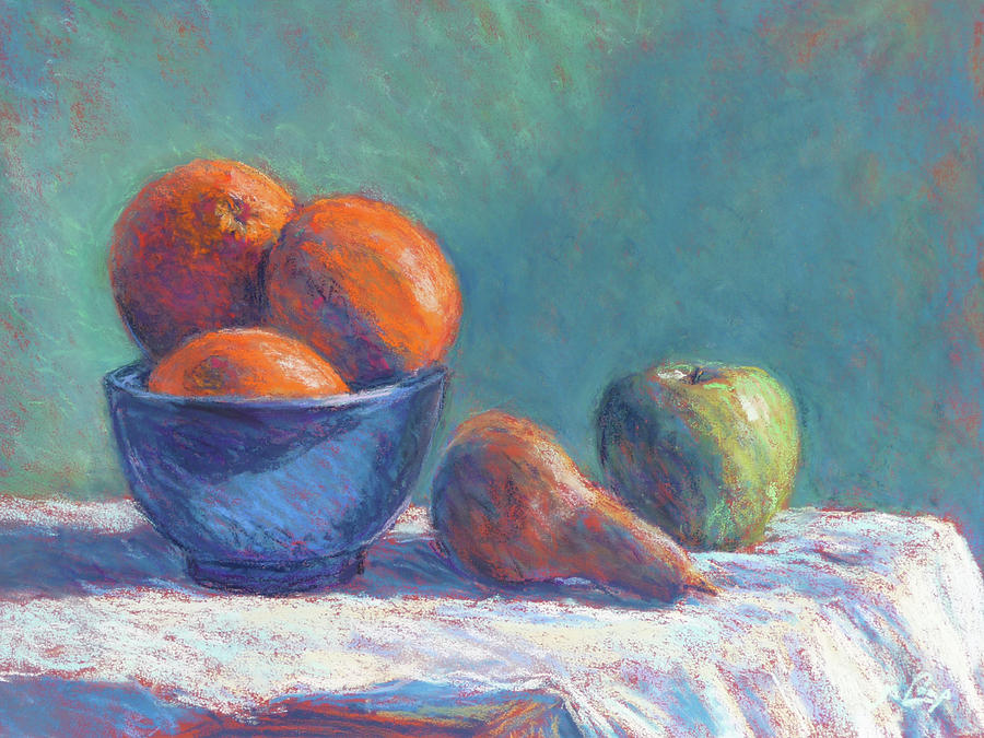 Still life with Oranges Painting by Michael Camp