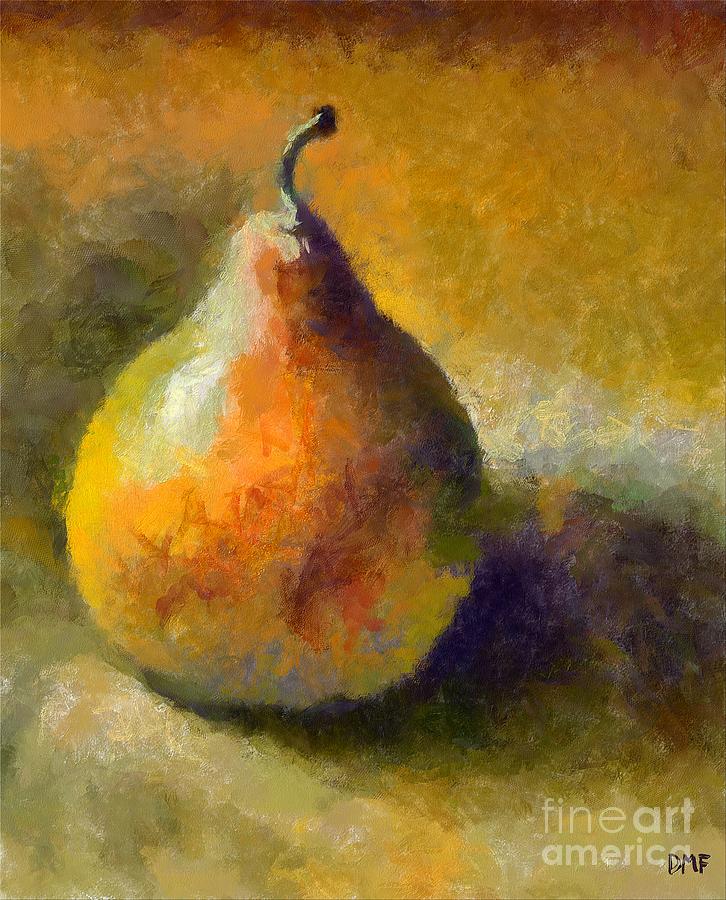 Still Life With Williams Pear Painting by Dragica  Micki Fortuna