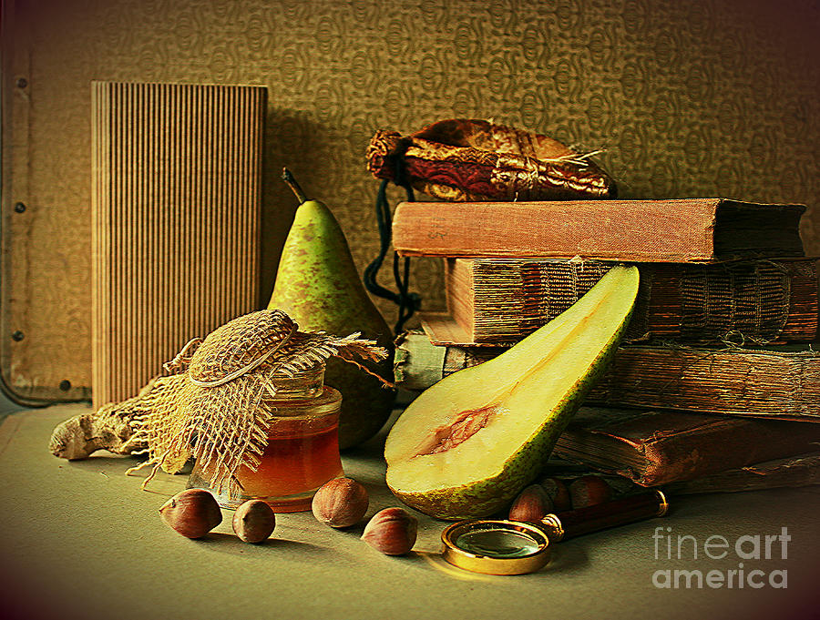 Still life with pears Photograph by Binka Kirova