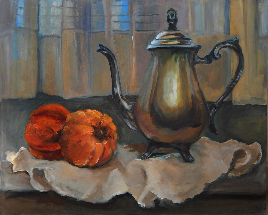 Still Life with Pumpkins Painting by Colomba Furio-Spigner - Fine Art ...