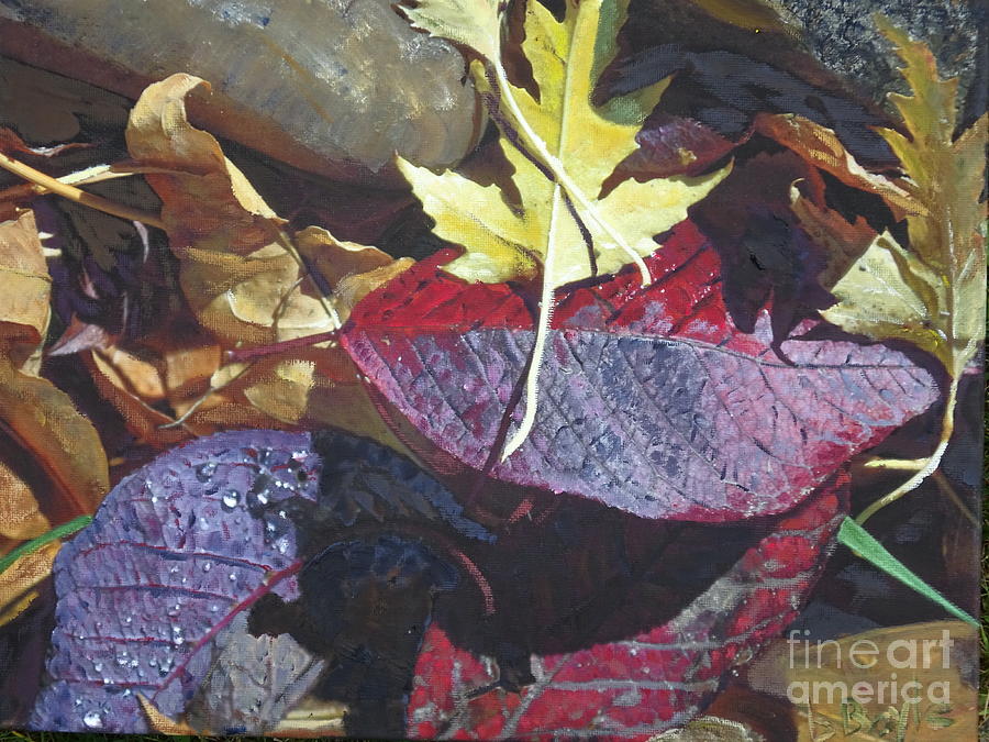 Brian Boyle Photograph - Still life with the fallen by Brian Boyle