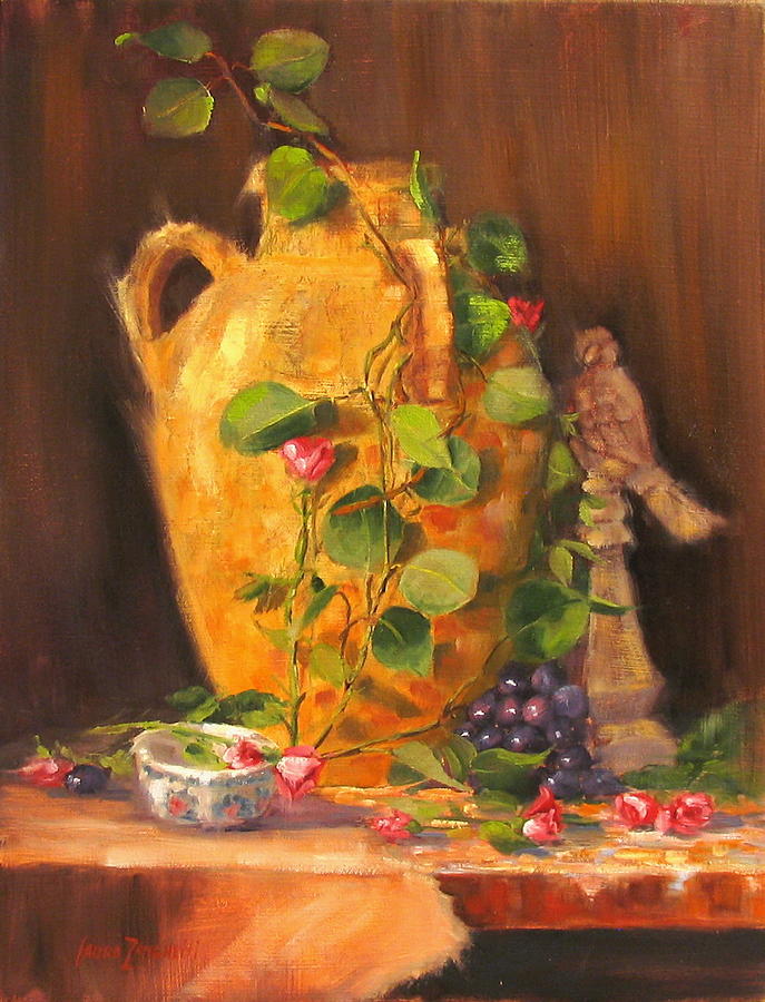 Still Life with Urn Painting by Laura Lee Zanghetti